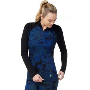 Smartwool  W Classic THERMAL MERINO BL PTTRN
1/4 ZB Sz L In Blueberry Hill